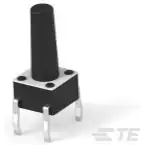 TE Connectivity-2-1825910-7 Conmutador táctil Switch Tactile OFF (ON) SPST Extended Round Button PC Pins 0.05A 24VDC 100000Cycles 1.57N Thru-Hole Loose