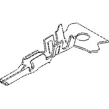 Molex-0501478100 Steckverbinder, Kontakt Contact PIN Crimp ST Cable Mount 20-22AWG Mizu-P25™ Waterproof Bag