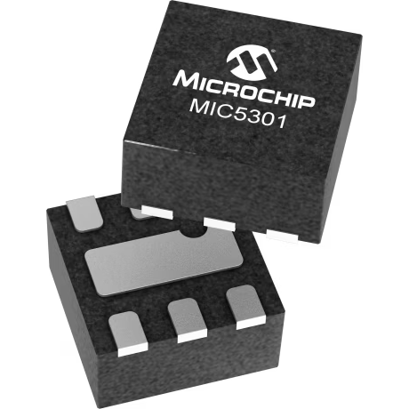 Microchip Technology-MIC5301YML-TR Linear Regulators LDO Regulator Pos 1.25V to 5.5V 0.15A 6-Pin DFN EP T/R