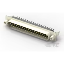 TE Connectivity-2301836-1 Steckverbinder, D-Sub Conn D-Sub PIN 37 POS 1.38mm Solder ST Thru-Hole 37 Terminal 1 Port Tray