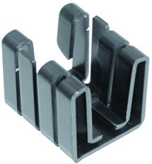 Assmann WSW components, Inc-V8508G Heat Sinks Heat Sink Passive Horizontal Aluminum 5052 26°C/W Black Anodized