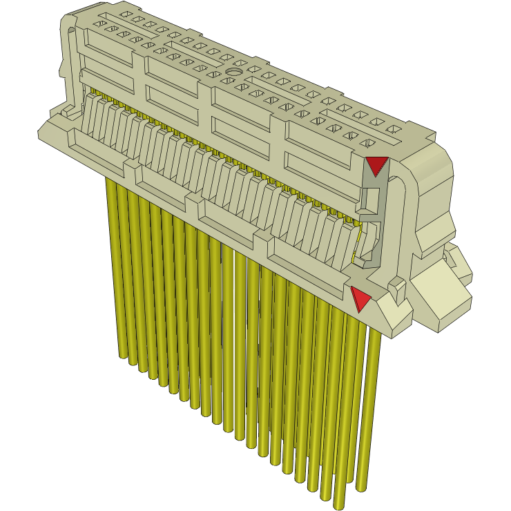 Samtec-SESDT-20-32-G-24.0-L1 Assemblaggio cavo Altro Cable Assembly Discrete Wire 0.609m 32AWG Socket Strip to Socket Strip 40 to 40 POS SKT-SKT Crimp-Crimp TIGER EYE™ Board