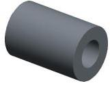 RAF Electronic Hardware-9018-50-B-12 Entretoises et supports de cartes de circuits imprimés Spacer Round Brass Zinc Clear Chromate