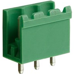 Conn Shrouded Header (2 Sides) M 3 POS 5.08mm Solder ST Top Entry Thru-Hole