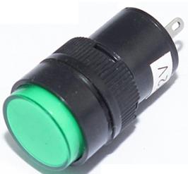 Mallory Sonalert Products-FL1P-16NJ-1-G110V Panel Mount Indicators LED Panel Mount Indicator Uni-Color Green 10000mcd 2-Pin Bulk