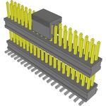 Conn Board Stacker HDR 40 POS 1.27mm Solder ST Top Entry SMD FLEX STACKโข Tube