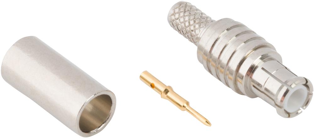 Amphenol RF-252120 Raccordement FR Conn MCX 0Hz to 6GHz 50Ohm Crimp ST Cable Mount PL Gold