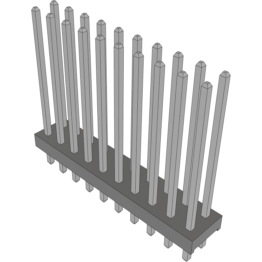 Samtec-MTMM-110-13-T-D-524 Steckverbinderleisten und Leiterplattenbuchsen Conn Unshrouded Header HDR 20 POS 2mm Solder ST Top Entry Thru-Hole Bulk