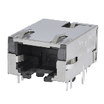 Conn RJ-45 F 8 POS 1.016mm/2.03mm Solder RA Thru-Hole 12 Terminal 1 Port