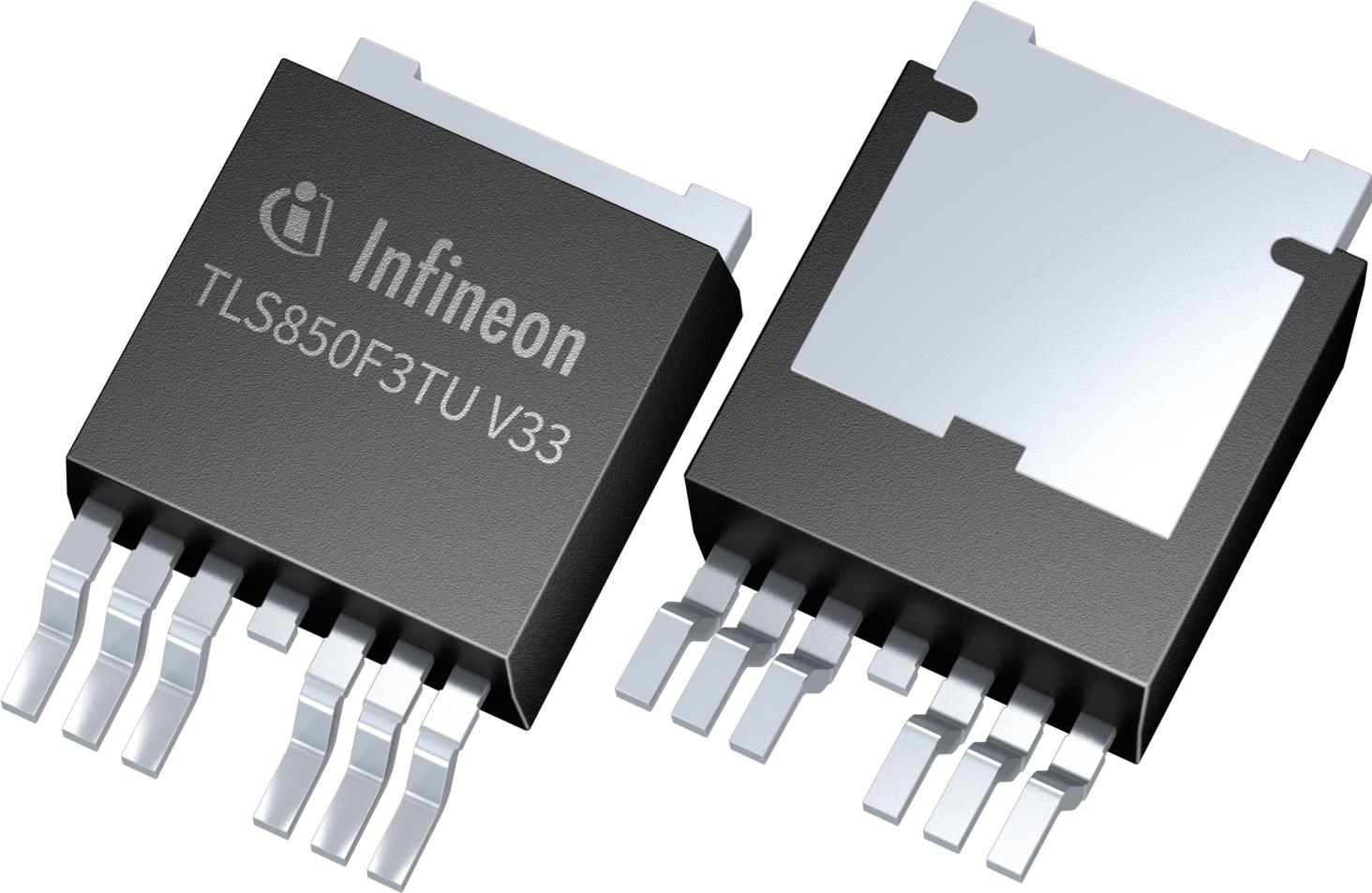 Infineon Technologies AG-TLS850F3TUV33ATMA1 Linear Regulators LDO Regulator Pos 3.3V 0.5A 7-Pin(6+Tab) TO-252 T/R Automotive AEC-Q100