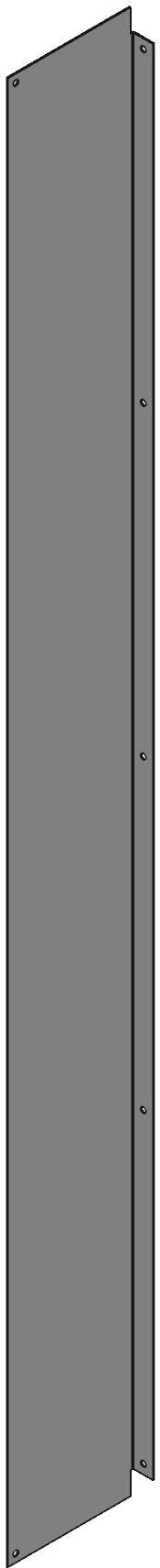 Hammond Manufacturing-CWBA660 Kabelzubehör Wiring Ducts Straight Section Barrier Rectangular Screw Steel Gray