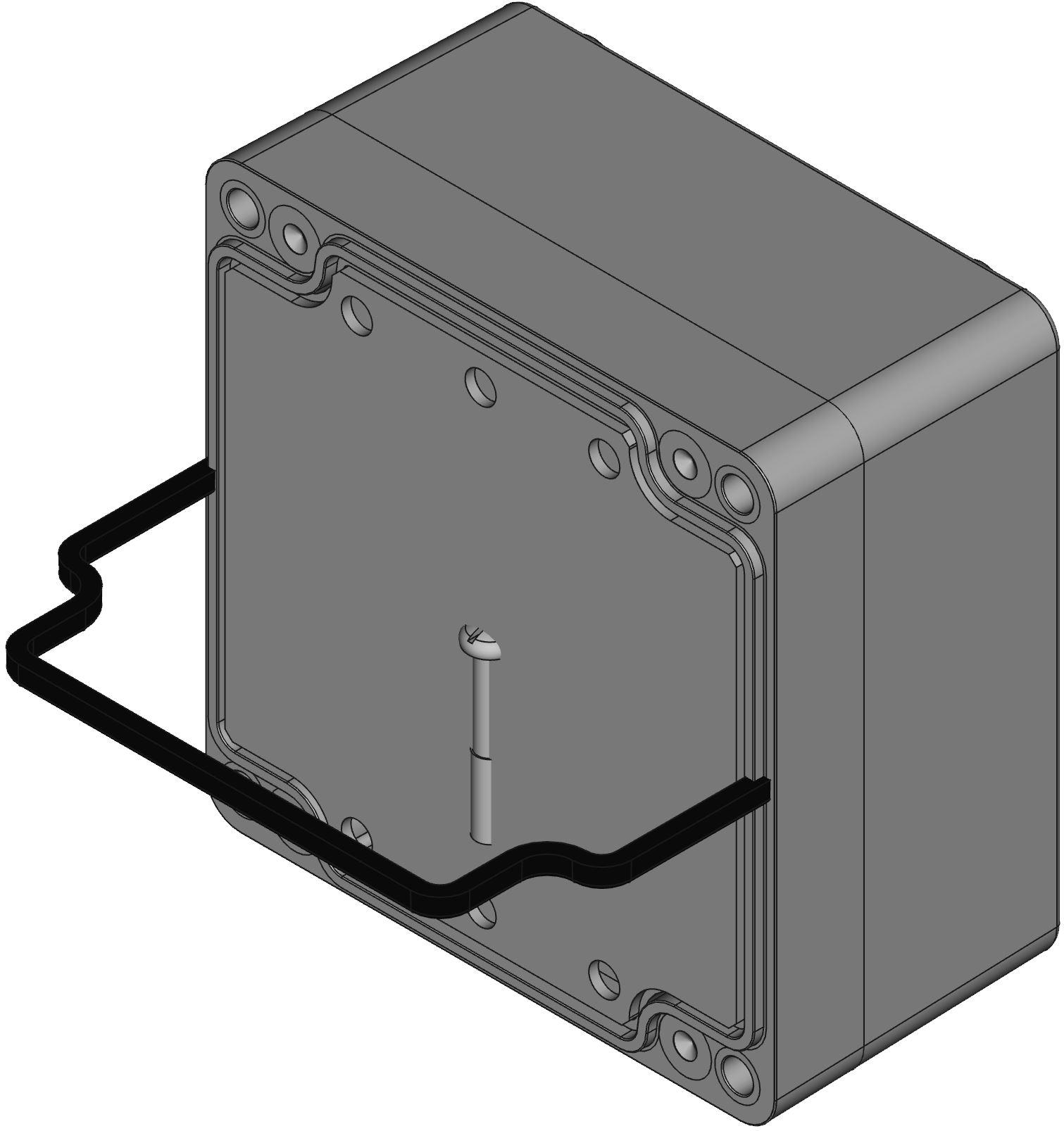 Hammond Manufacturing-1590Z119 Natural Die Cast Aluminum Wall Mount Watertight Enclosure