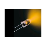 LED Uni-Color Yellow 2-Pin T-1 3/4 Bulk