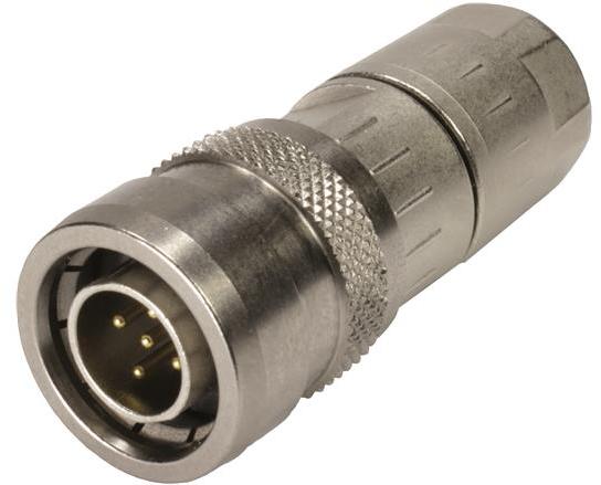 HARTING-21033221411 Steckverbinder, rund Conn M12 Circular PIN 4 POS IDT ST Cable Mount 4 Terminal 1 Port