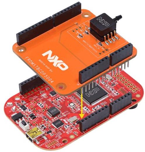 NXP Semiconductors-FRDMKE06DP5004 Sensor Development Boards and Kits MPXV5004DP Board Mount Pressure Sensor Demonstration Kit Win OS