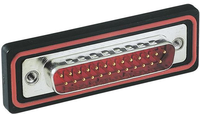 HARTING-09675257675 Steckverbinder, D-Sub Conn D-Sub M 25 POS 1.38mm Solder ST Thru-Hole 25 Terminal 1 Port