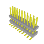 Conn Board Stacker HDR 20 POS 2mm Solder ST Top Entry SMD Tube