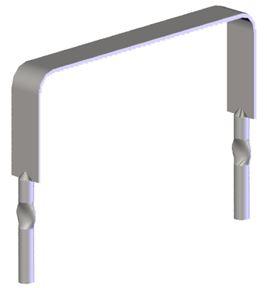 Riedon-MSR3-0R05F Foro singolo fissato al resistore Res Metal Element 0.05 Ohm 1% 3W ±20ppm/°C Bare Metal RDL Bulk