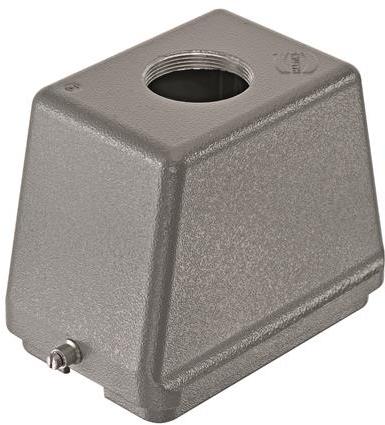 HARTING-19300480449 Schrumpfbalgenadapter Hood 180° 48B Shell Size Powder Die Cast Aluminum Single Lock Han®