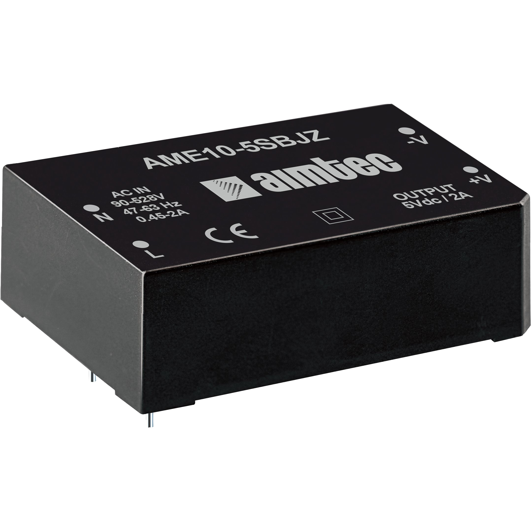 Aimtec-AME10-5SBJZ Alimentazione da CA a CC AC/DC Power Supply Single-OUT 5V 2A 10W 4-Pin
