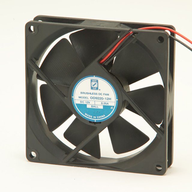 ORION FANS-OD9220-12HB Blowers and Fans DC Fan Axial Ball Bearing 12V 8V to 16V 32CFM 36.7dB 92 X 92 X 20mm High Speed
