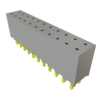 Conn Socket Strip SKT 22 POS 2mm Solder ST Top Entry Thru-Hole Tube