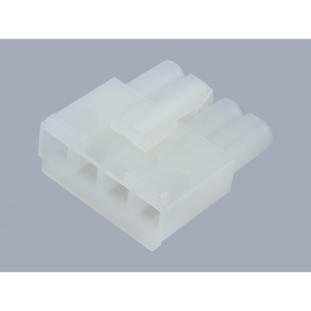 Molex-0019091049 Einzeladersteckverbinder, Gehäuse Conn Housing RCP 4 POS 6.7mm Crimp ST Cable Mount Natural Bag