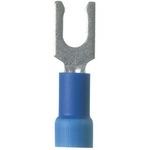 Fork Terminal 14-18AWG Copper Blue 24.13mm Tin Box