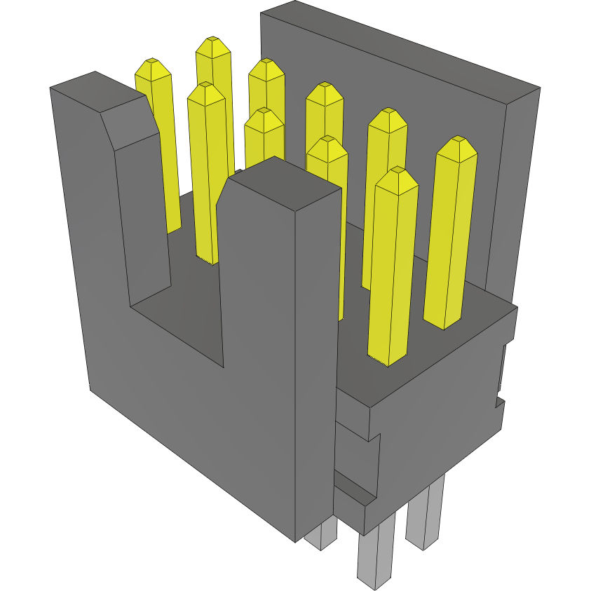 Samtec-FTSH-105-01-FM-D-K Steckverbinderleisten und Leiterplattenbuchsen Conn Shrouded Header (2 Sides) HDR 10 POS 1.27mm Solder ST Top Entry Thru-Hole Tube