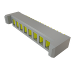 Conn Dual Blade Power Header RCP 8Power POS 2mm Solder ST Top Entry Thru-Hole PowerStrip™ Tube