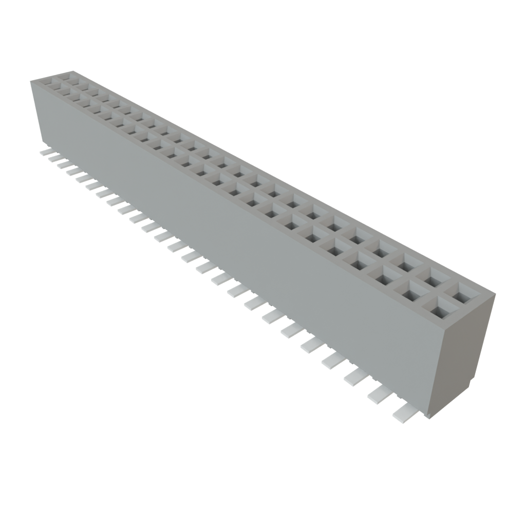 Samtec-SFMC-125-02-L-D Steckverbinderleisten und Leiterplattenbuchsen Conn Socket Strip SKT 50 POS 1.27mm Solder ST Top Entry SMD TIGER EYE™ Tube