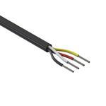 Multi-Conductor Cable Polyvinyl Chloride 4Conductors 18AWG 6.2mm 300V Black Polyvinyl Chloride
