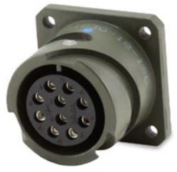 Amphenol-ACA3102E18-5SB Connettore circolare Conn Circular SKT 3 POS Solder ST Box Mount 3 Terminal 1 Port