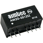 Aimtec-AM2G-2409DH30Z DC/DC-Wandler und Spannungsreglermodul Module DC-DC 24VIN 2-OUT -9V/9V -0.111A/0.111A 2W 7-Pin SIP Bulk