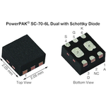 Trans MOSFET P-CH 20V 4.5A 6-Pin PowerPAK SC-70 T/R
