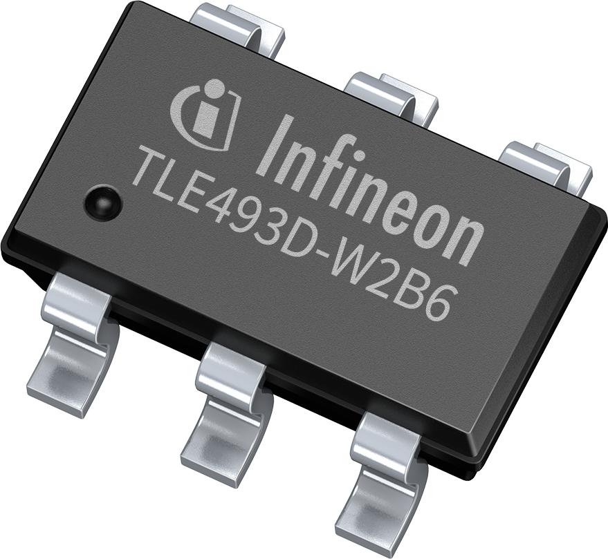 Infineon Technologies AG-TLE493DW2B6A3HTSA1 Hall Effect Sensors Hall Effect Sensor 3.3V 6-Pin TSOP T/R Automotive AEC-Q100