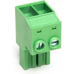 Conn Terminal Block F 2 POS 10.16mm Screw RA Cable Mount 55A