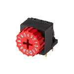 Switch DIP N.O./N.C. SP16T 16 Numbered Dial 0.15A 42VDC PC Pins 2.54mm Thru-Hole Tube