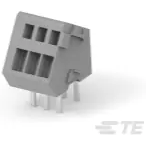 TE Connectivity-2834085-2 连接器接线板 Conn PC Terminal Block F 3 POS 2.54mm Solder Thru-Hole 4A/Contact Box/Carton