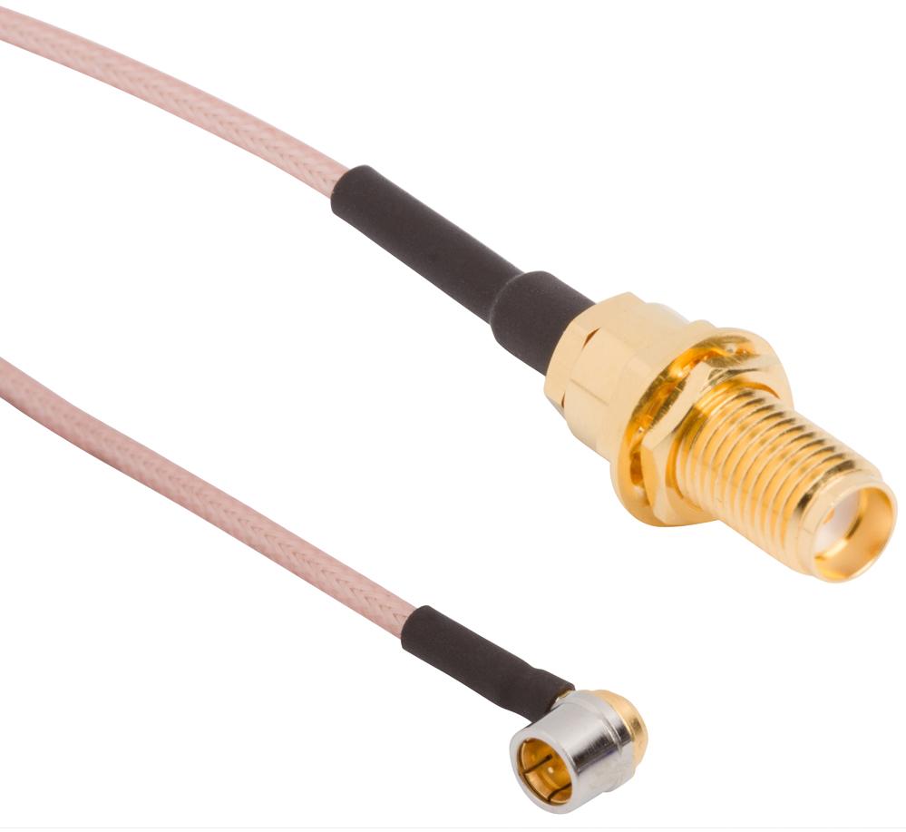 Amphenol RF-095-668-45069-1 Cable Assembly Coaxial Cable Assembly Coaxial 0.3m SMA to L Type Probe Bag