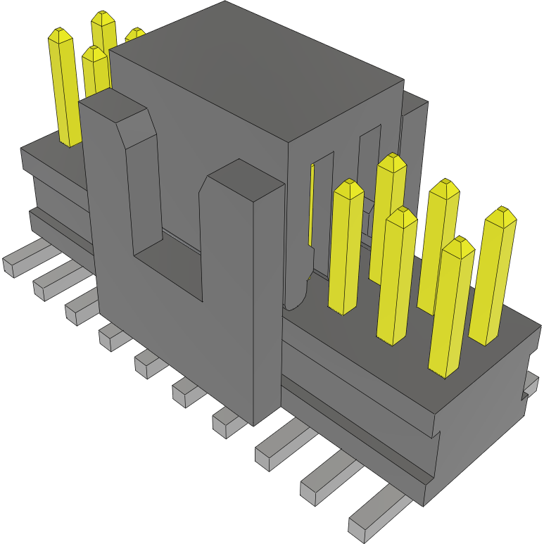Samtec-FTSH-110-01-L-DV-K-P-FR Steckverbinderleisten und Leiterplattenbuchsen Conn Unshrouded Header HDR 20 POS 1.27mm Solder ST Top Entry SMD TIGER CLAW™ T/R