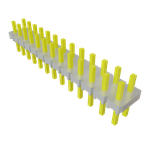 Conn Unshrouded Header HDR 26 POS 2.54mm Solder ST Top Entry Thru-Hole Bulk