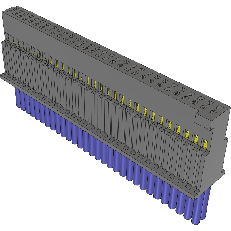 Samtec-SFSD-30-28-G-10.00-S Andere Kabelbaugruppen Cable Assembly Discrete Wire 0.254m 28AWG Socket Strip 60 POS SKT Crimp TIGER EYE™ Layer