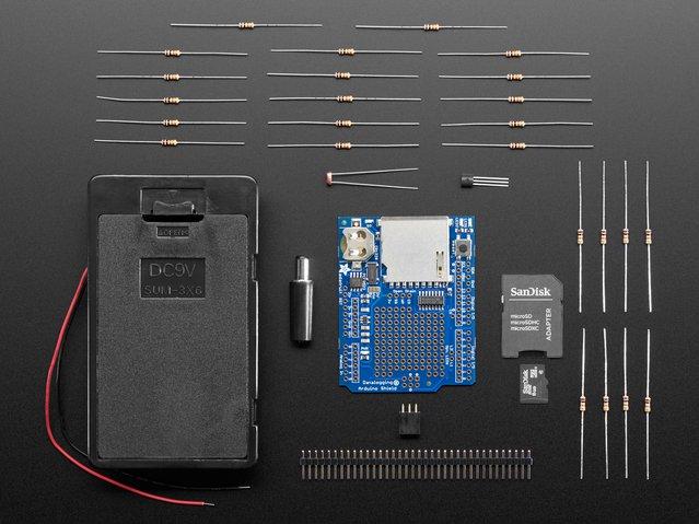 Adafruit Industries-249 Herramientas y kits de desarrollo Light and temperature data-logger pack
