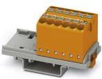 PHOENIX CONTACT-3273040 Connector Terminal Blocks Conn Distribution Terminal Block 12 POS Spring Clamp DIN Rail/Panel Mount 24A