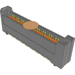 Conn High Speed Socket Strip SKT 36 POS 0.8mm Solder ST SMD Q Rate® Tray