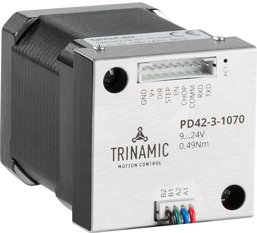 Analog Devices-PD42-3-1070 Stepper Motors Stepper Motors Hybrid Bipolar Square 5V 1A 5Ohm 68g.cm² 0.49 1.8° 1Shaft