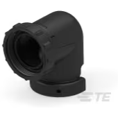 TE Connectivity-1546350-2 Steckverbinderzubehör Connector Accessories Cable Clamp Right Angle Black Individual
