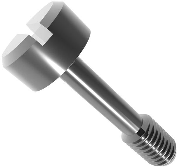 RAF Electronic Hardware-M0355-S Screws Screw Captive Style 6-HD Slotted M4 X 0.7-THD 16.7mm-LG 0.6575in-LG Steel None