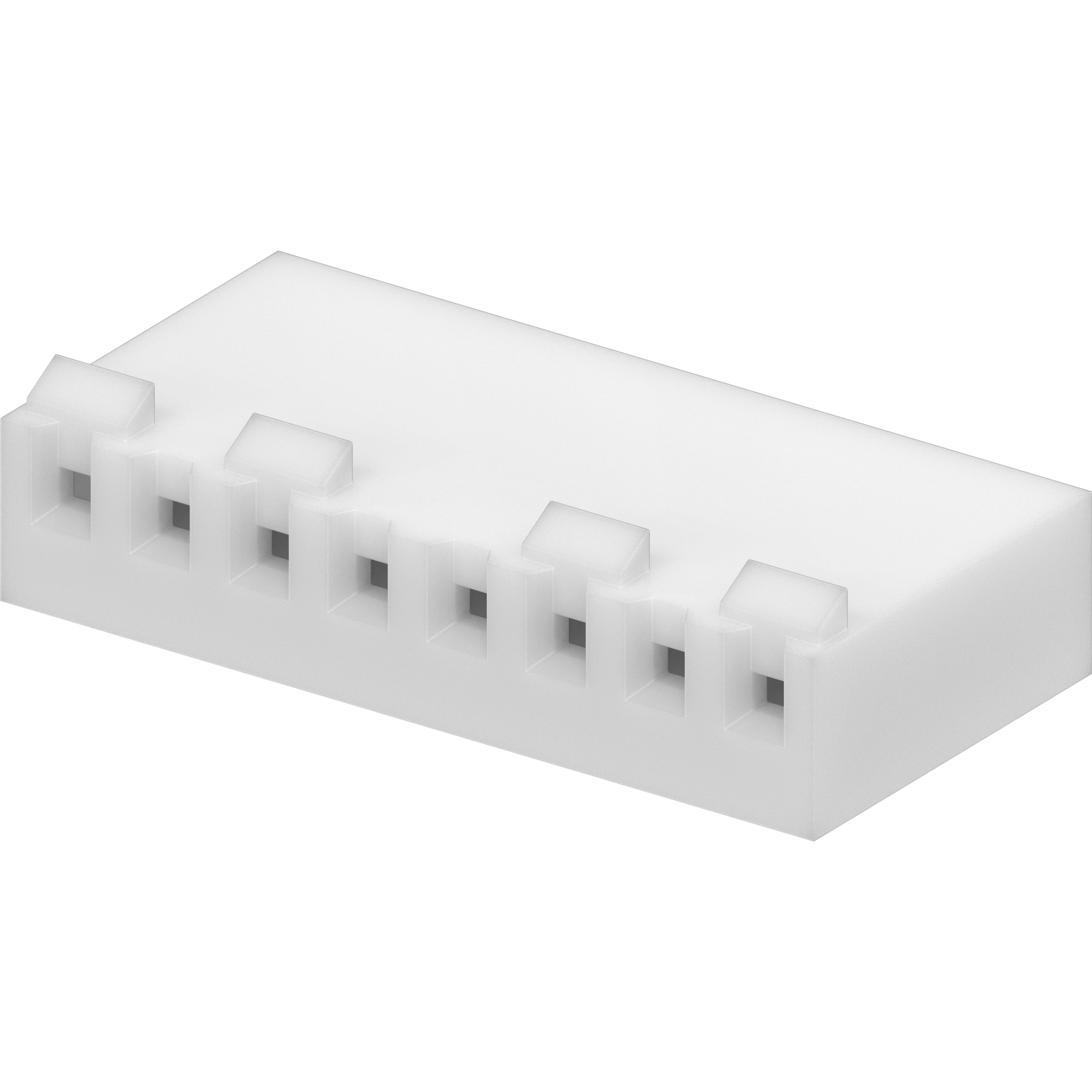 Molex-09-50-8081 Einzeladersteckverbinder, Gehäuse Conn Housing RCP 8 POS 3.96mm Crimp ST Cable Mount Natural KK® Bag